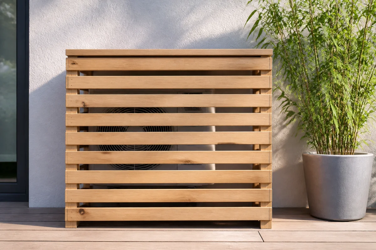 Comment fabriquer un cache clim en bois sans gêner l’air